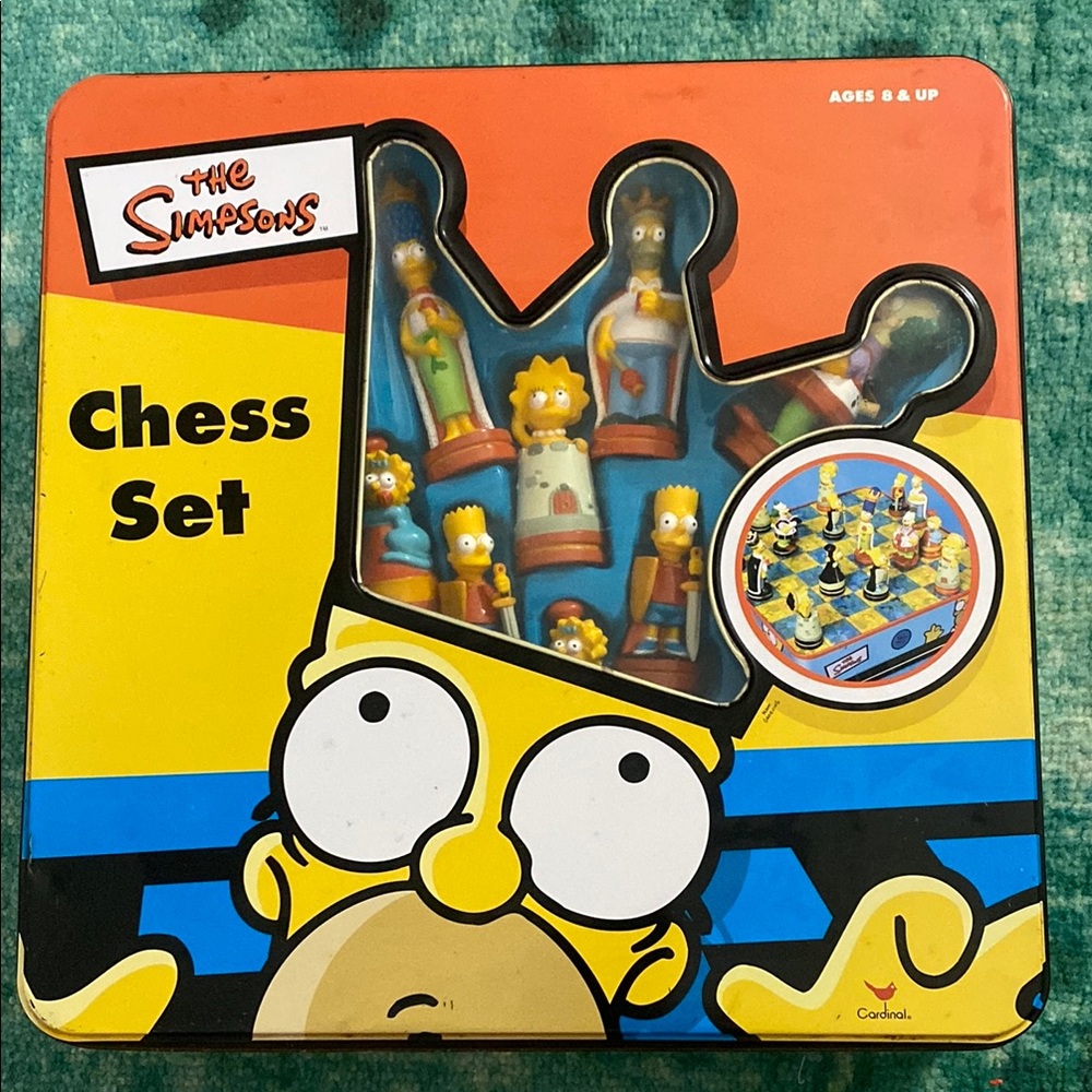 Vintage- The Simpsons Chess Set